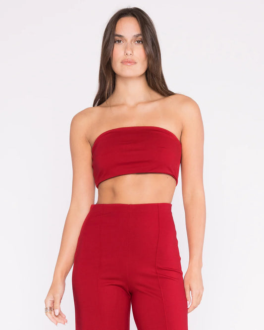 ponte knit bandeau top