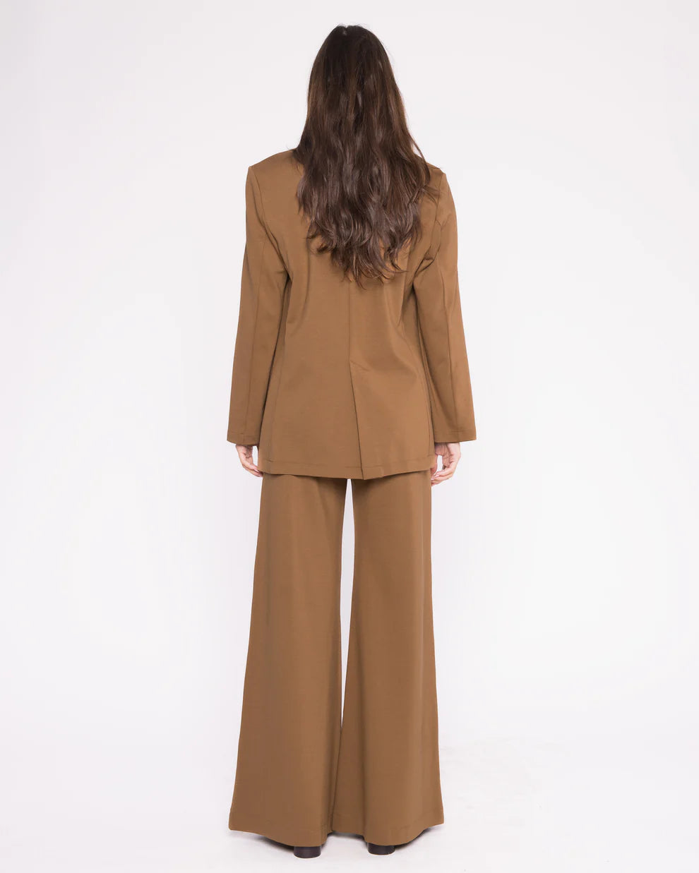 ponte knit oversized blazer