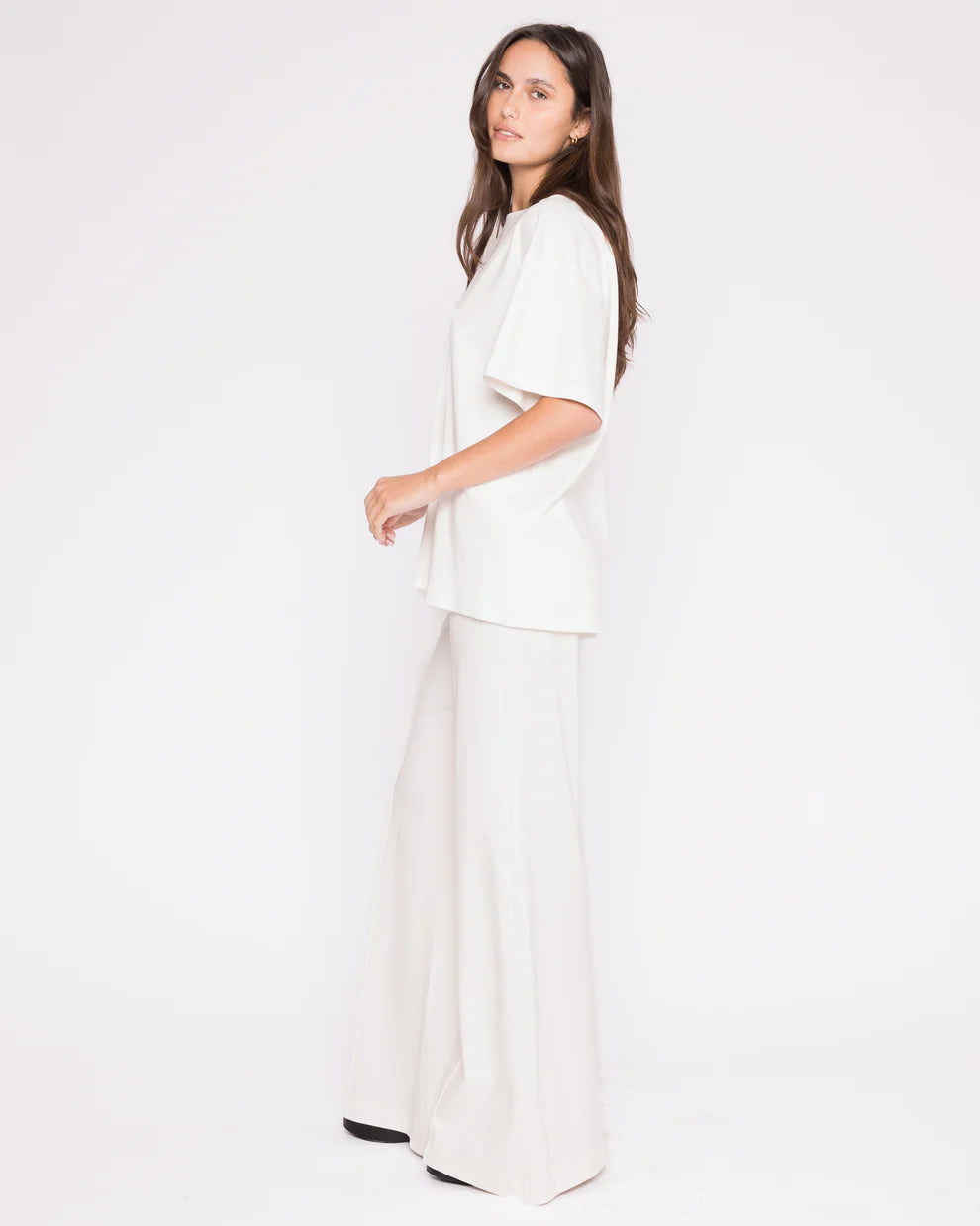ponte knit big shirt