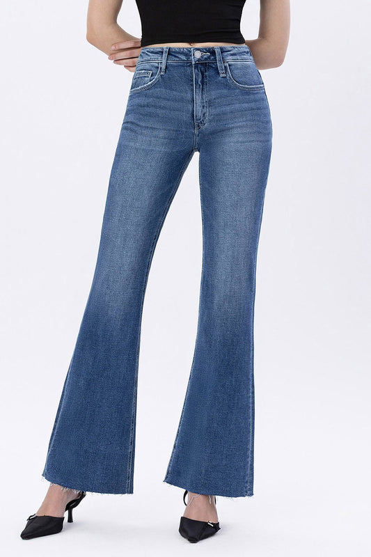 HR Raw Hem Relaxed Flare Jean
