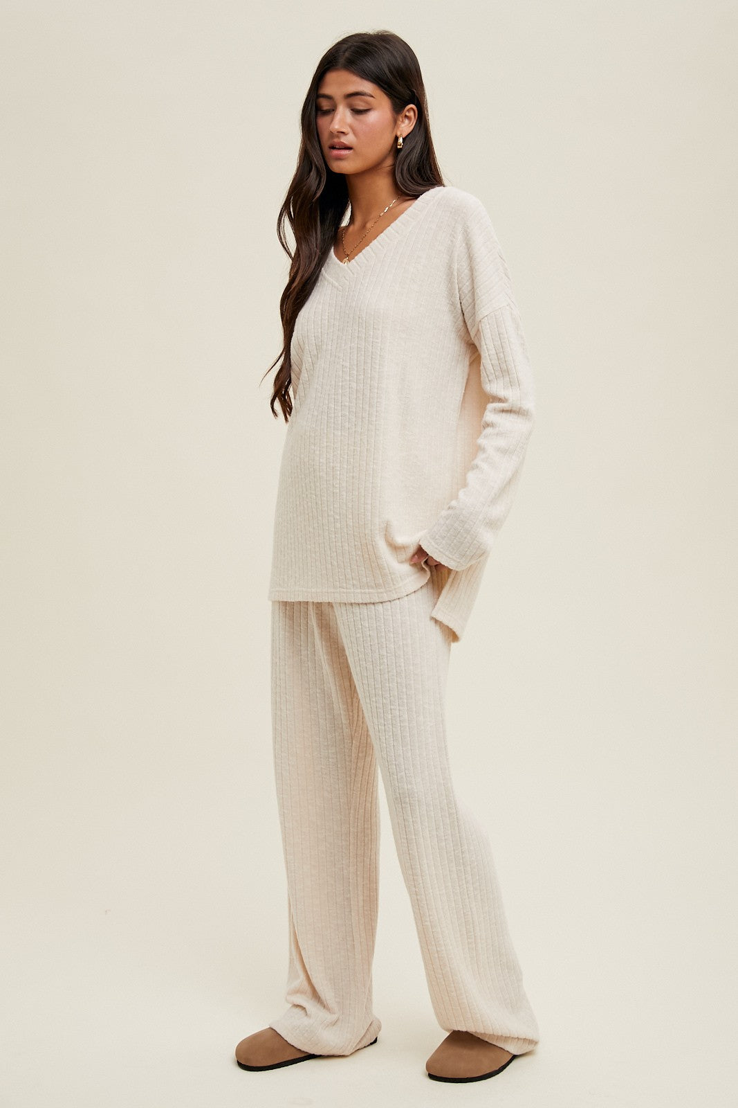 Ribbed Knit Pants
