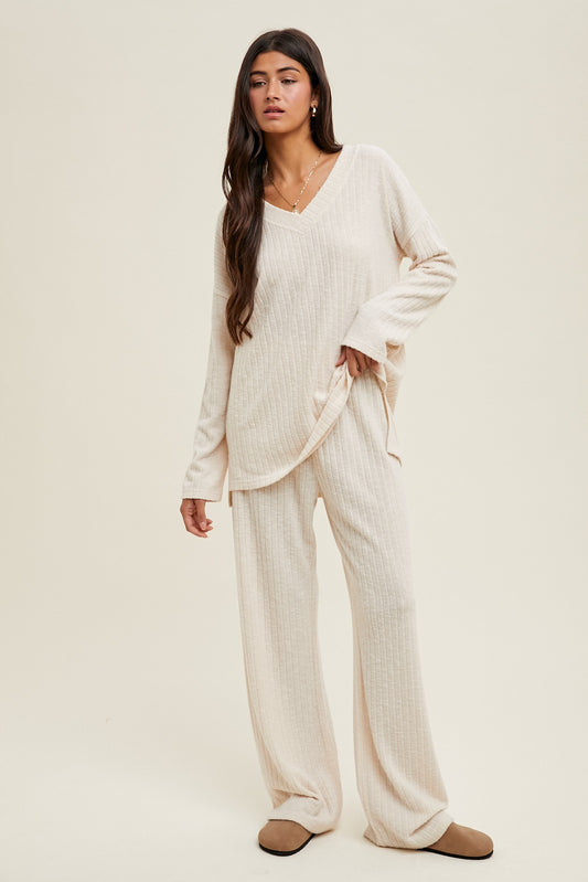 Ribbed Knit Pant