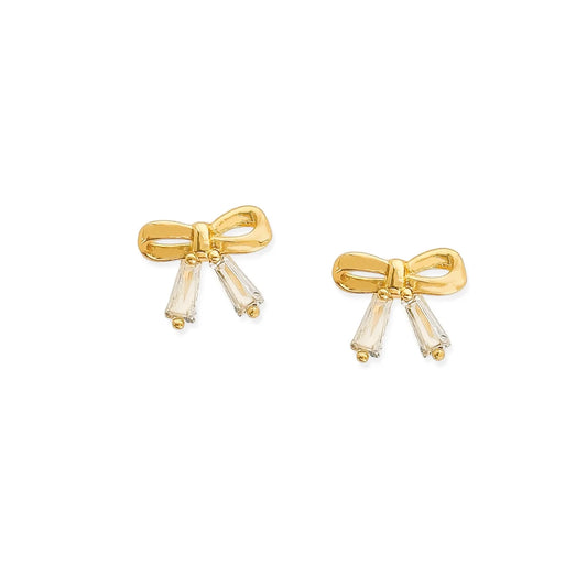 ribbon stud earrings