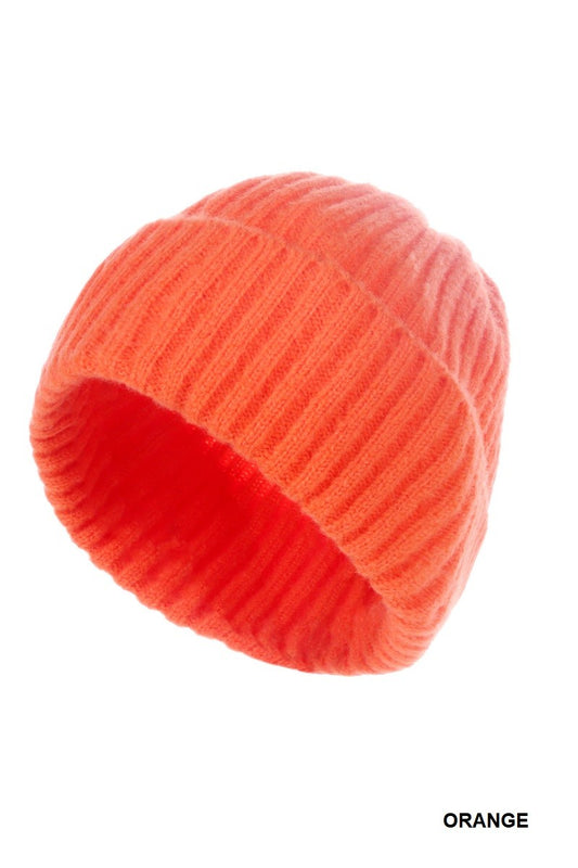 rib knit beanie