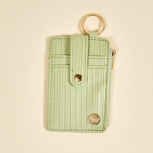 ripple ridge keychain wallet-sage