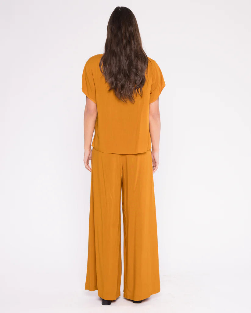 Linen yacht pant