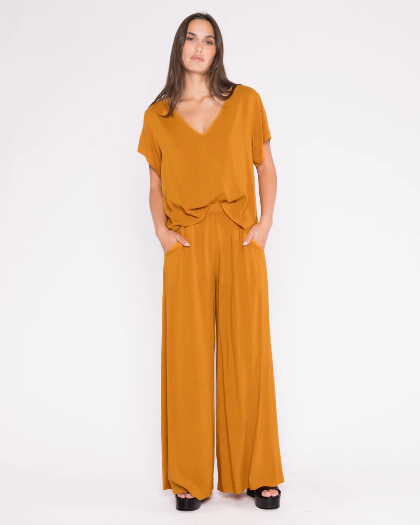 Linen yacht pant