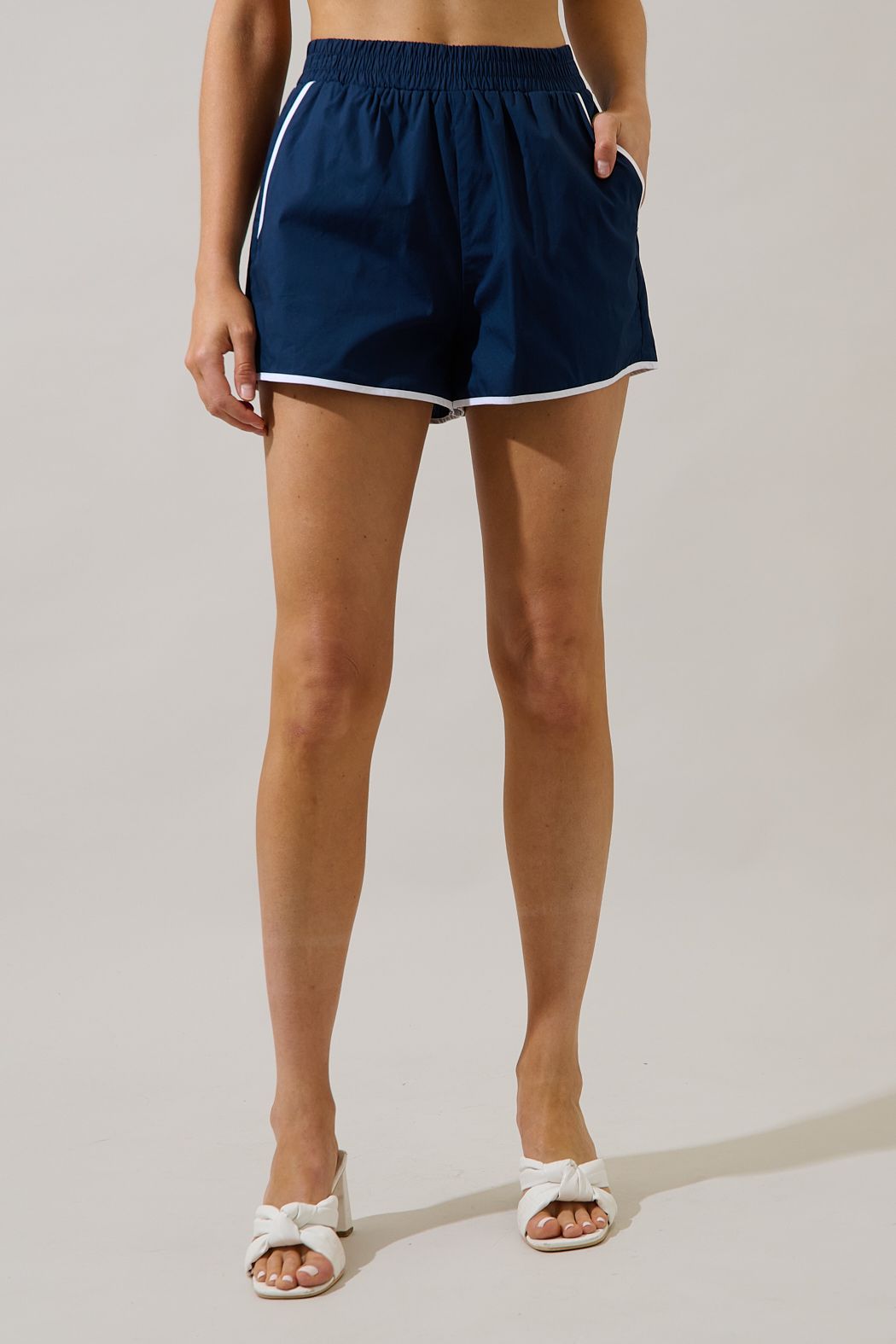 sailboat high waisted shorts