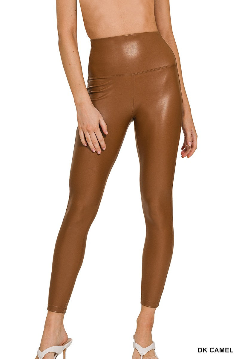 sandra d vegan leather leggings