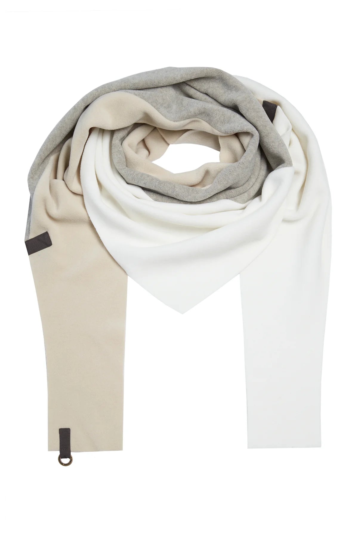 Patch Triangle Fleece Scarf