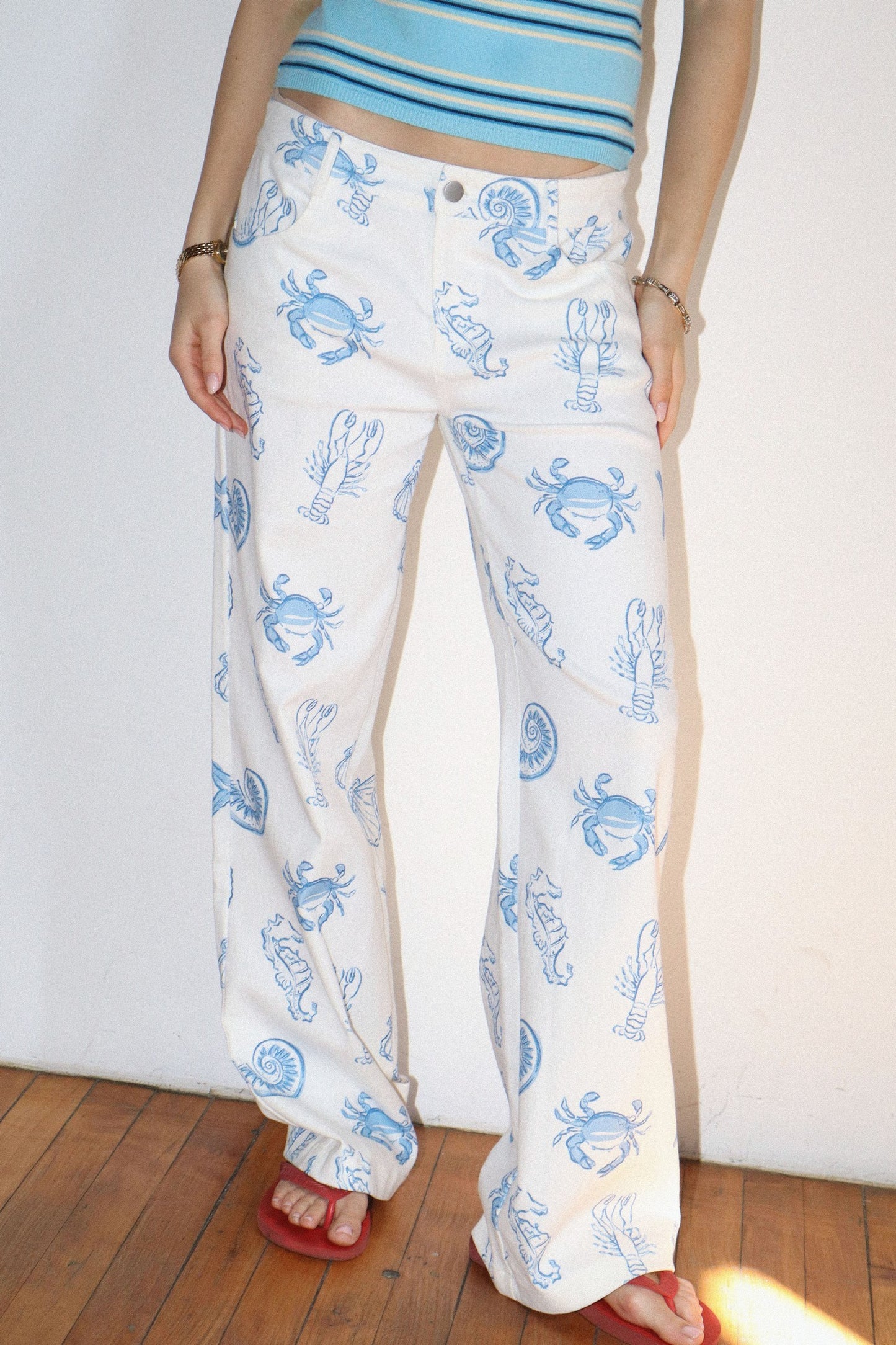 sea life straight pants