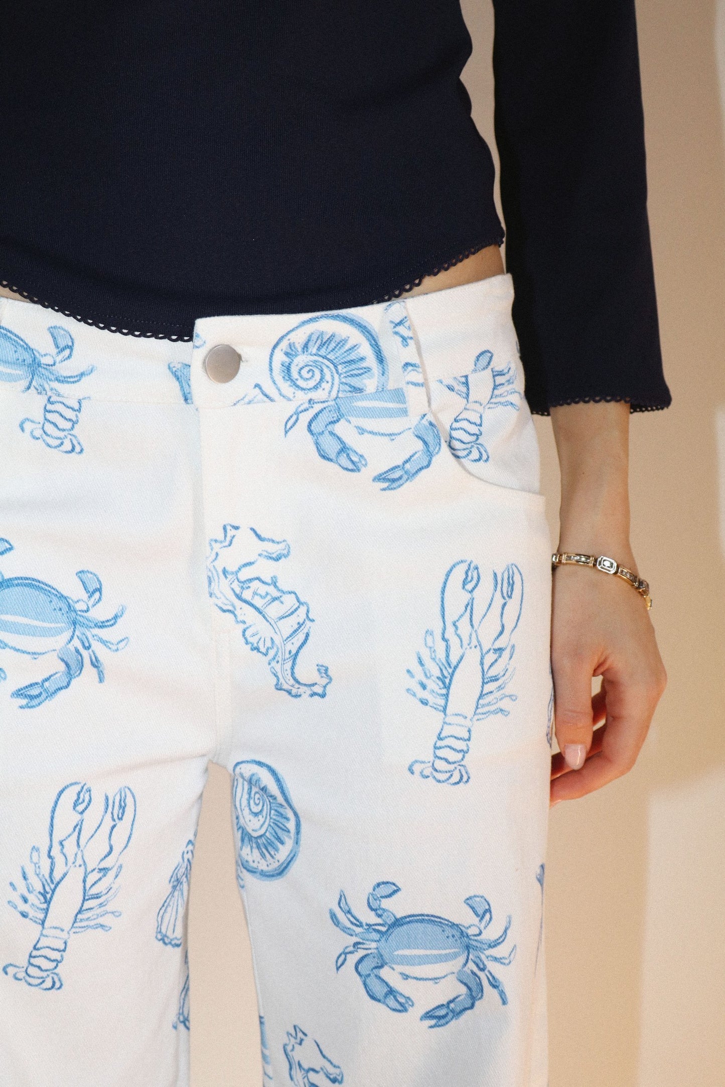 sea life straight pants