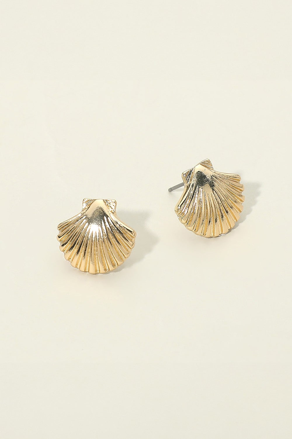 seashell stud earrings