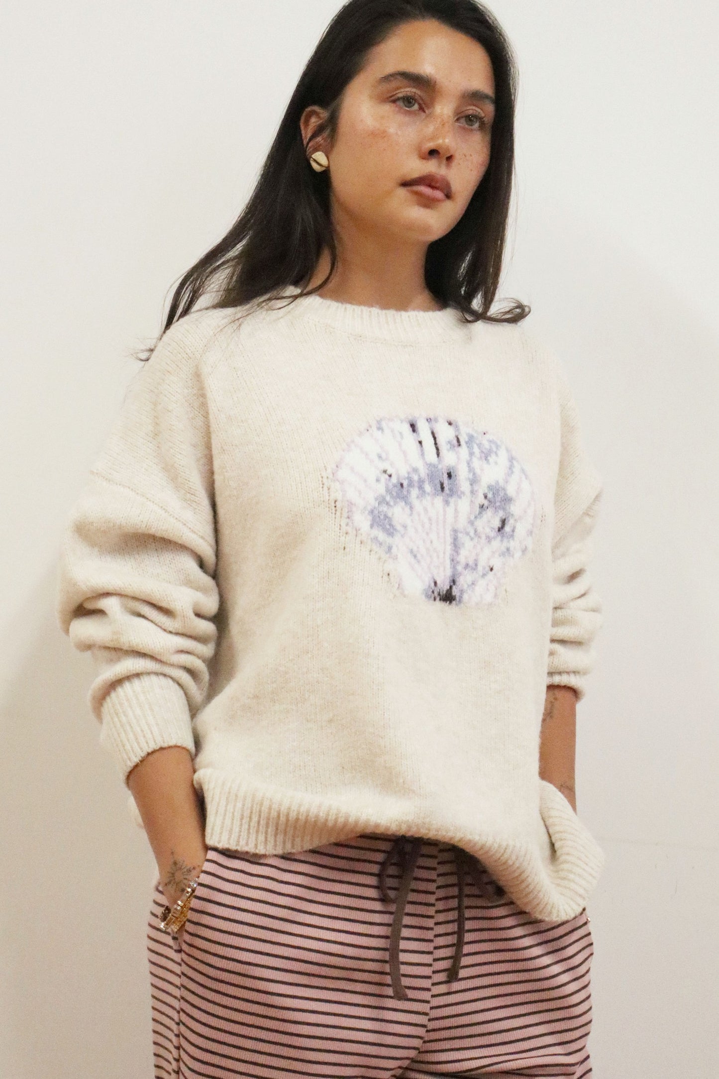 Shell sweater