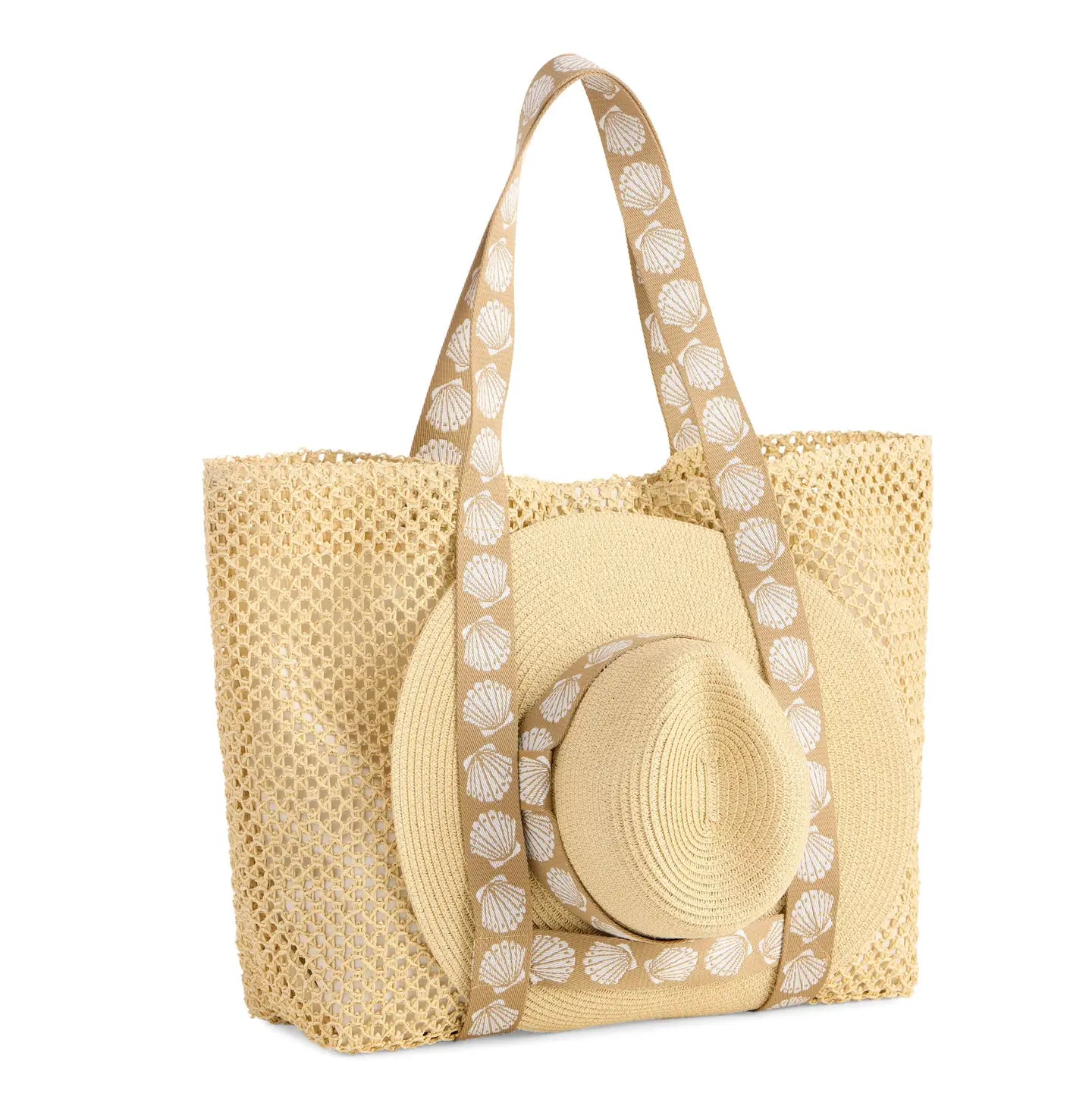 shelly tote and hat set