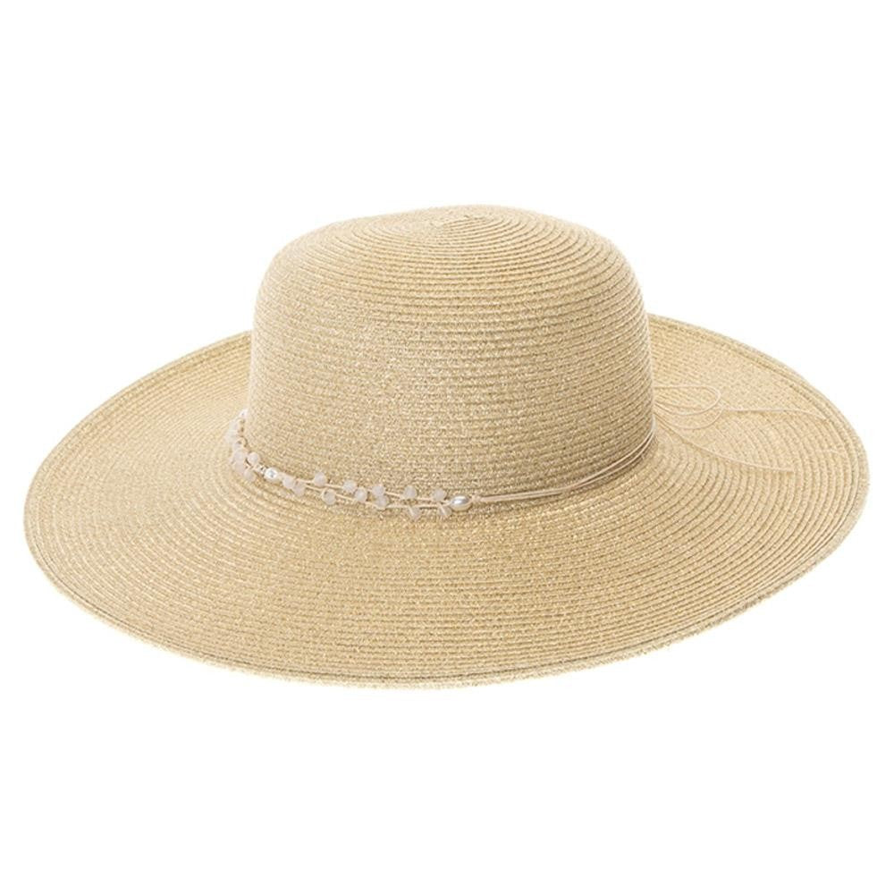 shimmer wide brim UPF 50+ sun hat