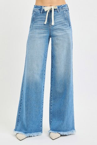 sloane drawstring wide leg