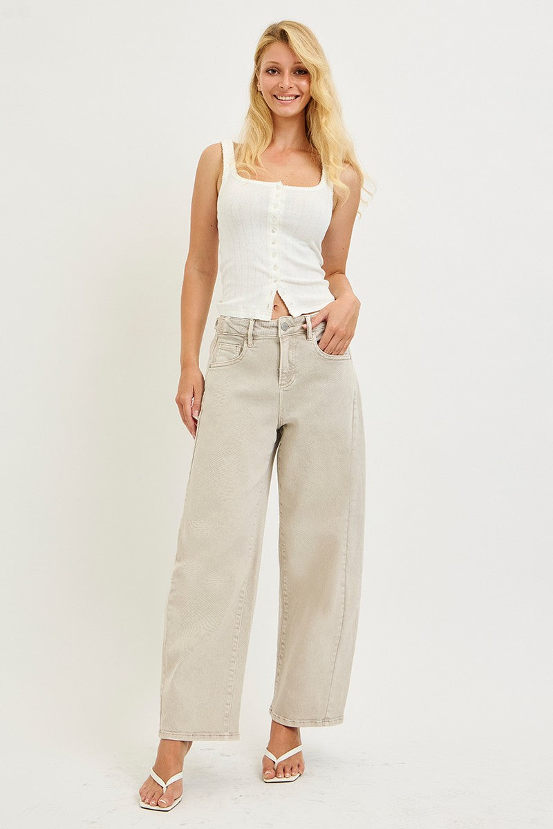 slouchy crop barrel jeans