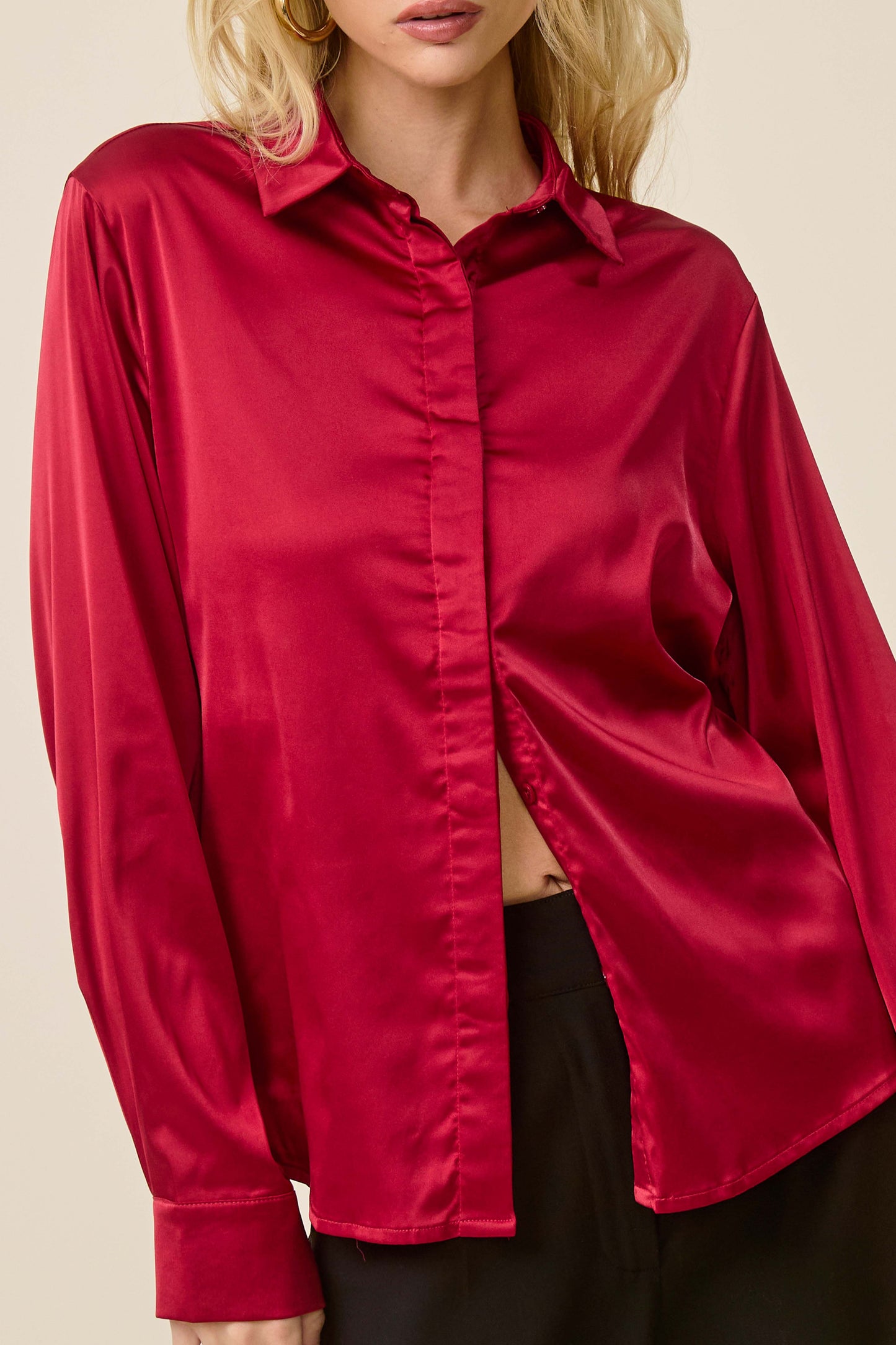 smooth operator silky button down