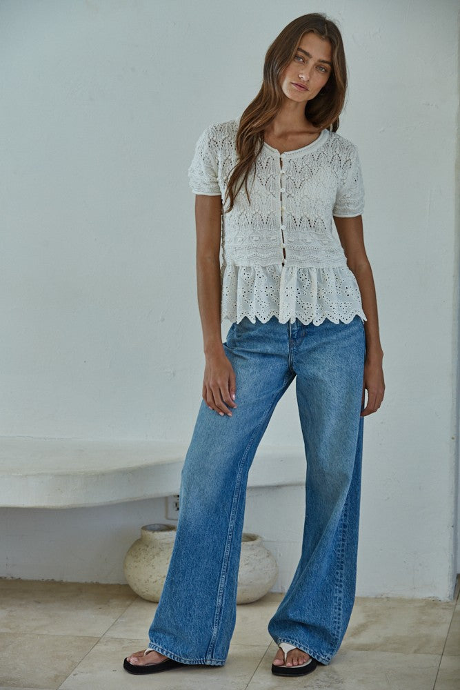 sophia peplum top