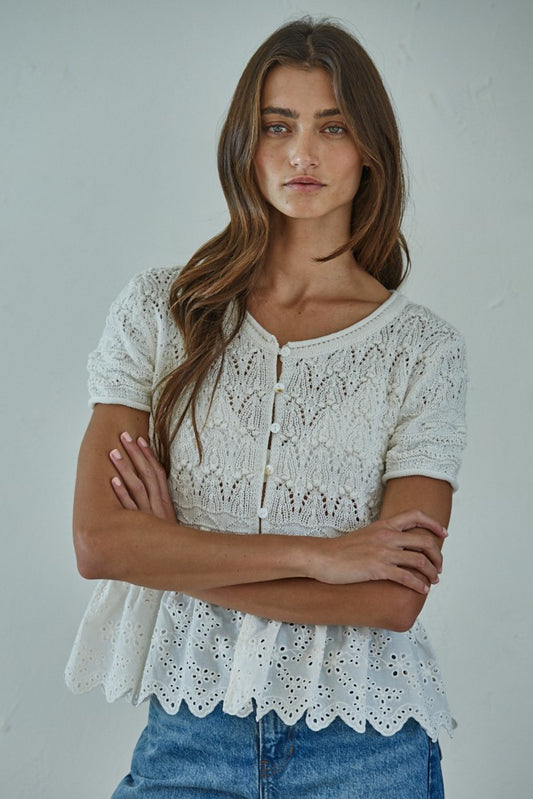 sophia peplum top
