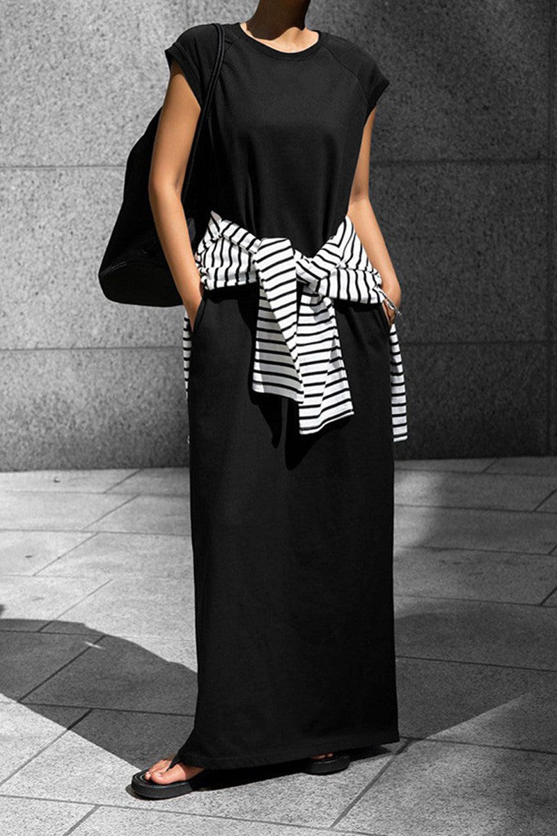 so solid maxi dress