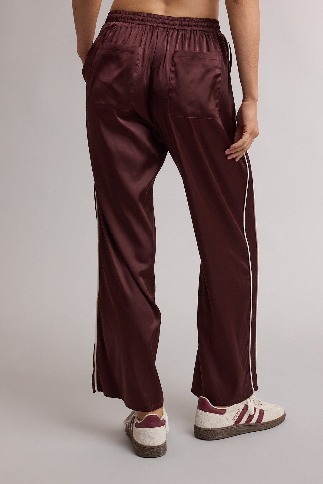 sporty spice satin pants