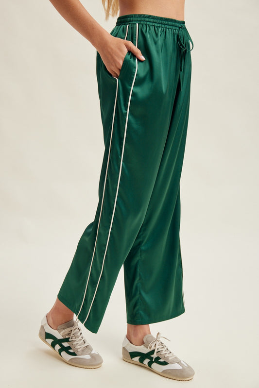 sporty spice satin pants