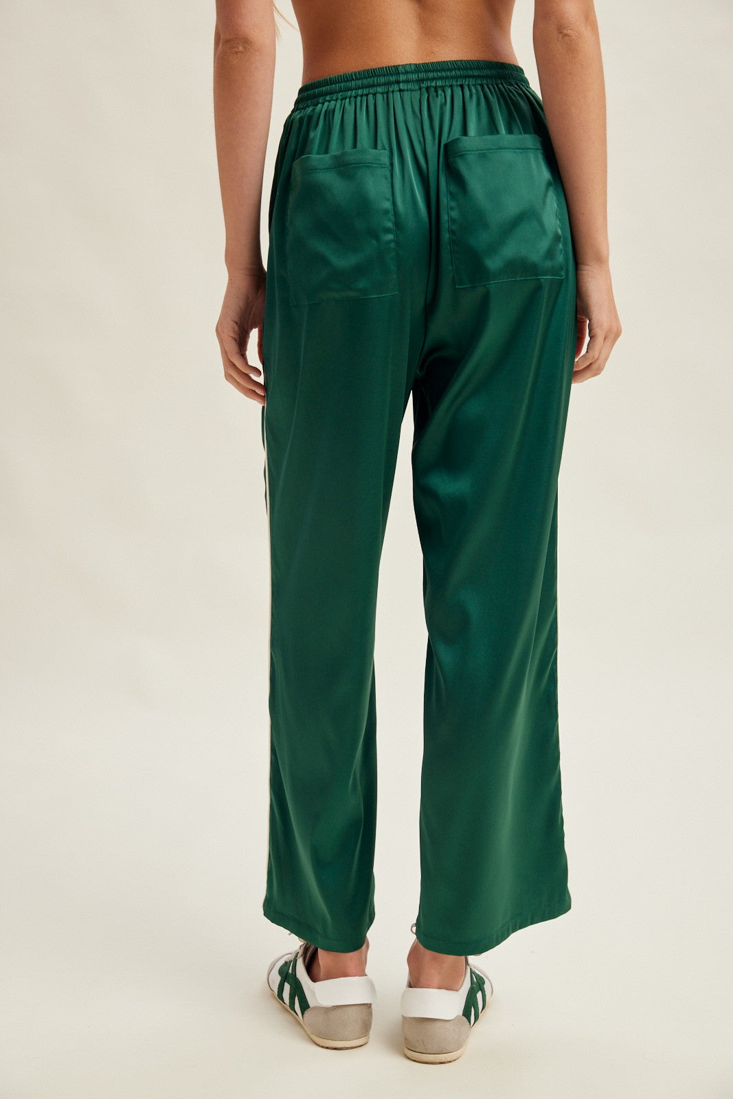 sporty spice satin pants
