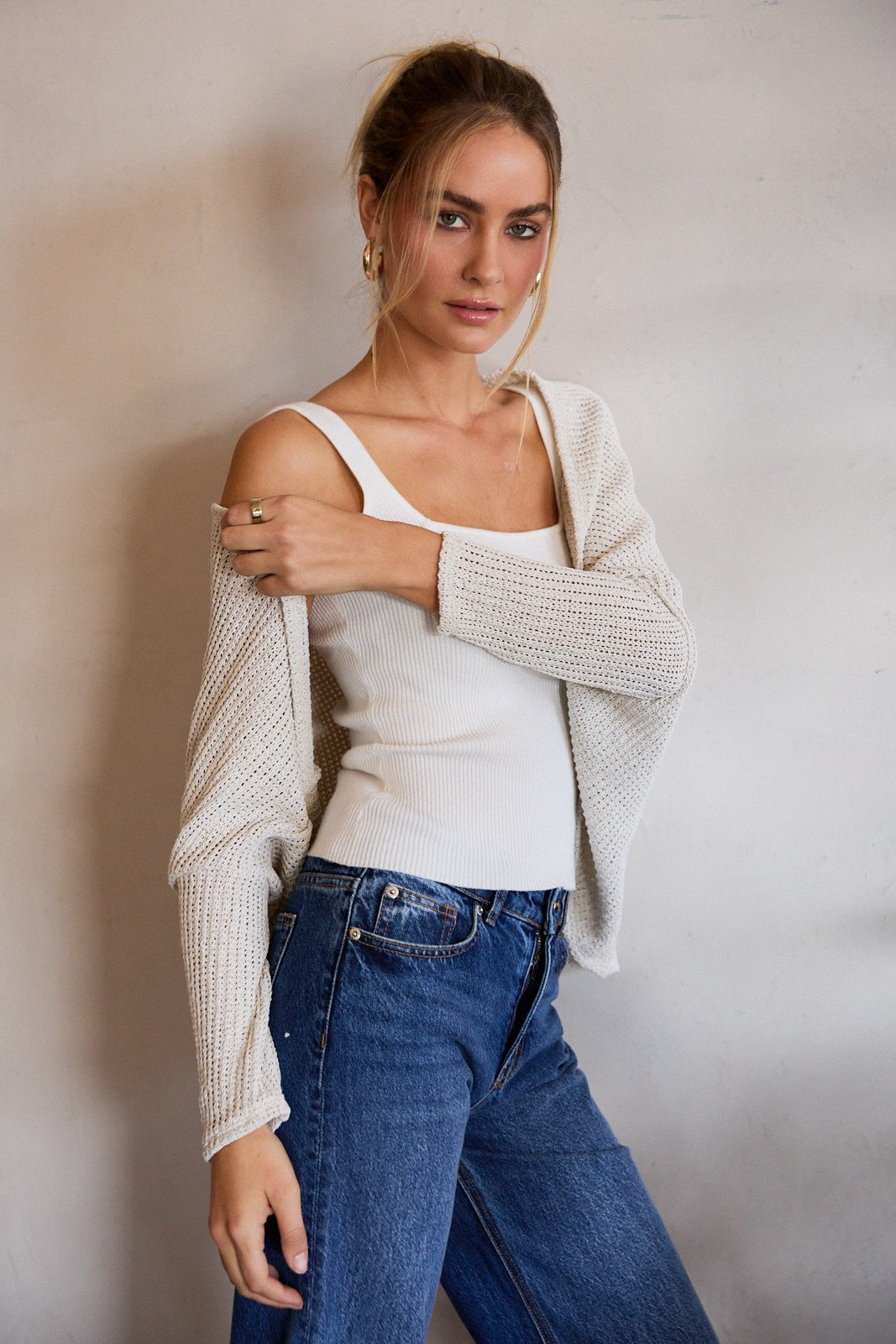 spring fever dolman cardigan