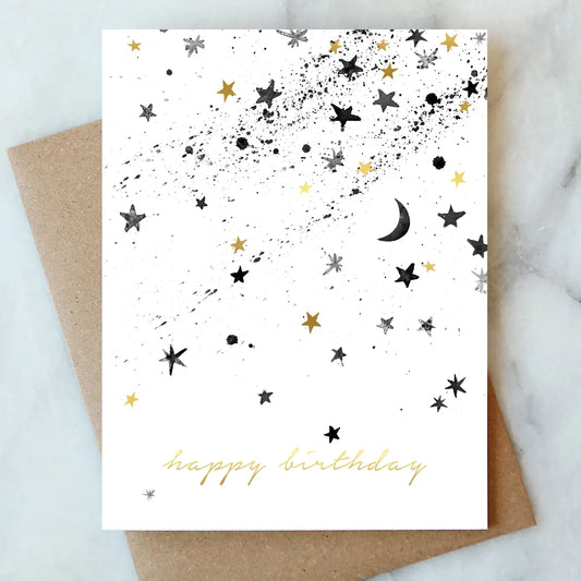 star birthday card