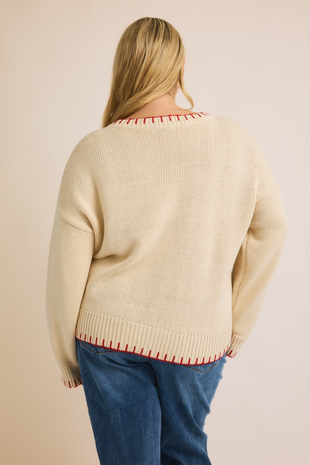 strawberry fields sweater-curvy