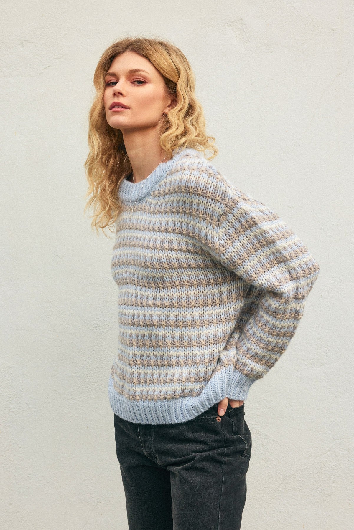 sunday stripe sweater