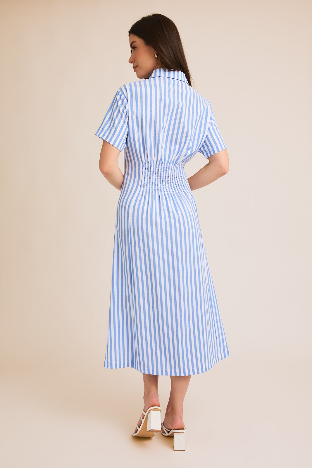 sunday stroll stripe shirt dress