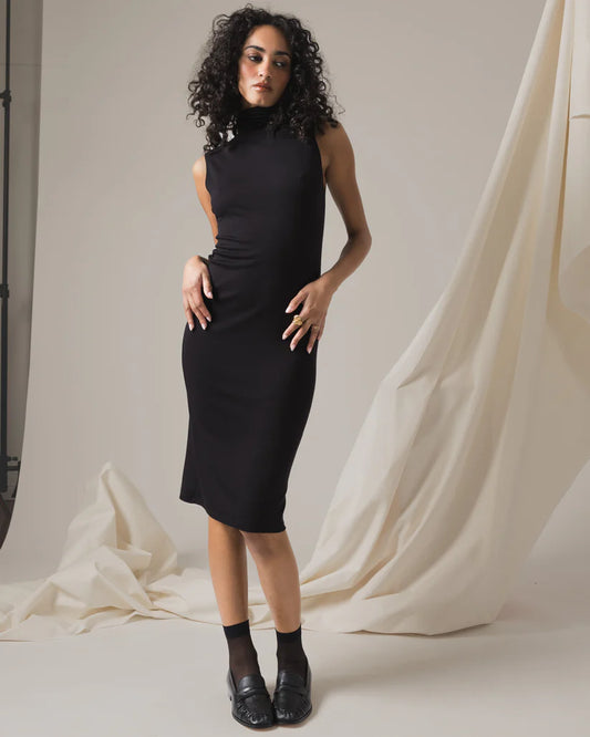 tank midi turtleneck dress