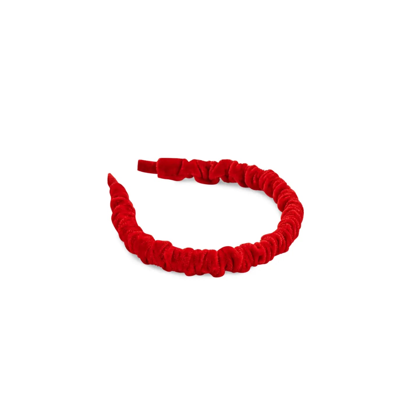 velvet scrunch headband