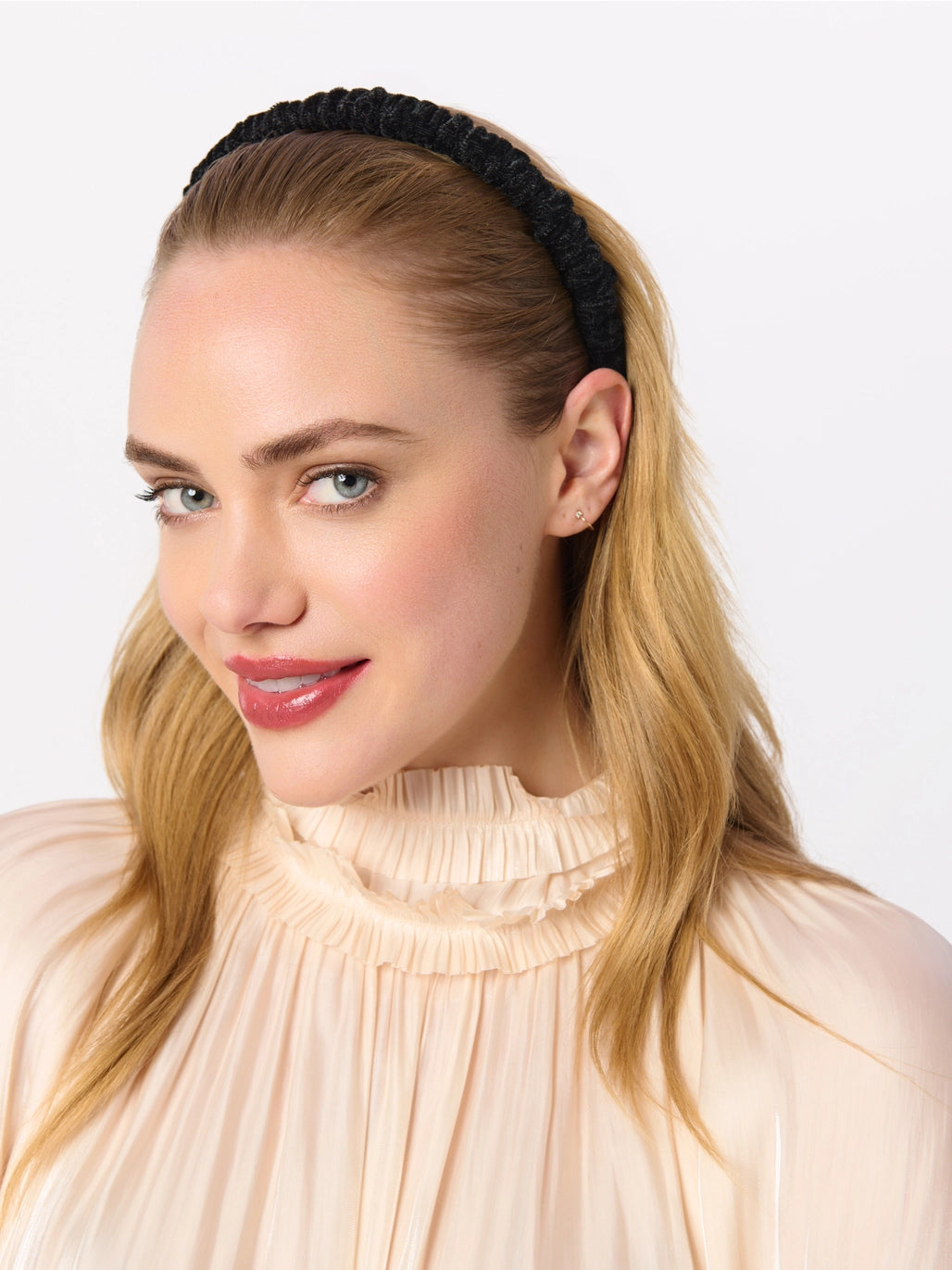 velvet scrunch headband
