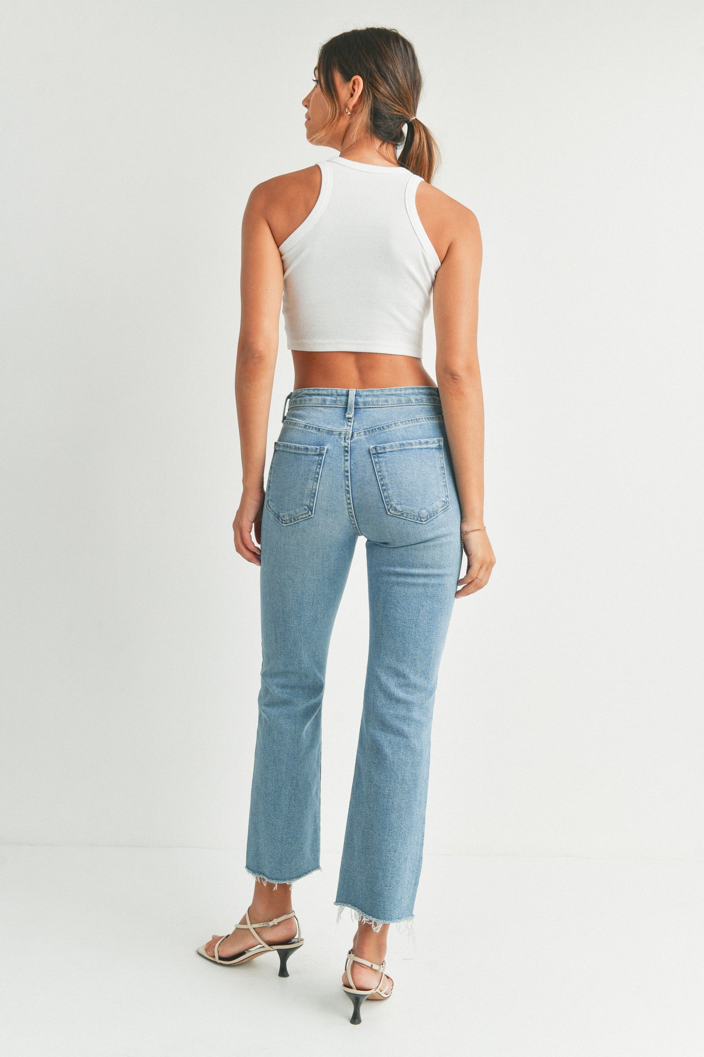 vintage cropped flare