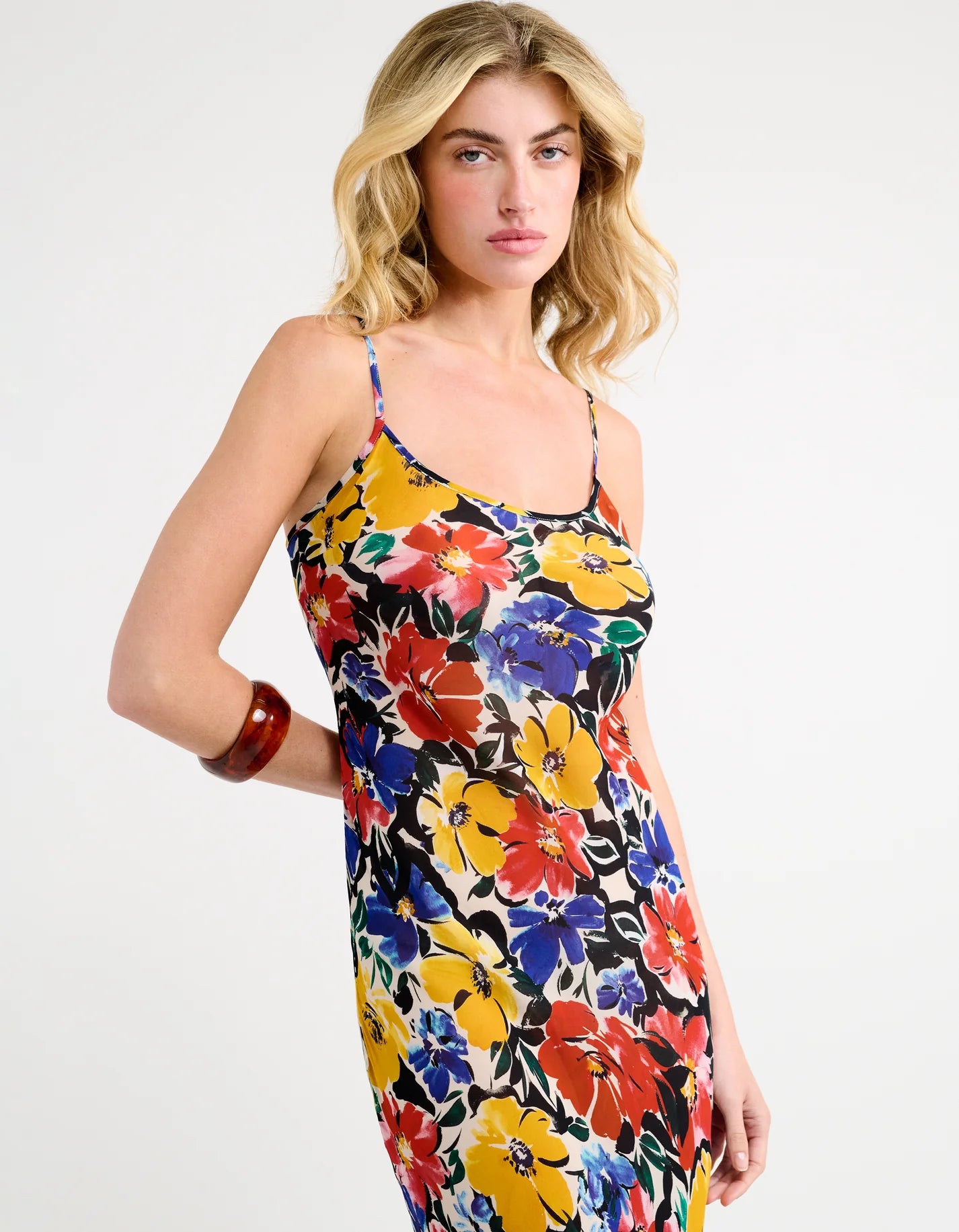vintage slip maxi dress