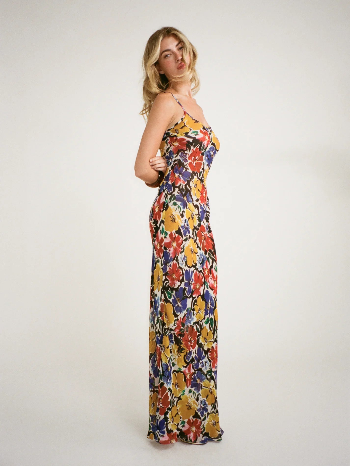 vintage slip maxi dress