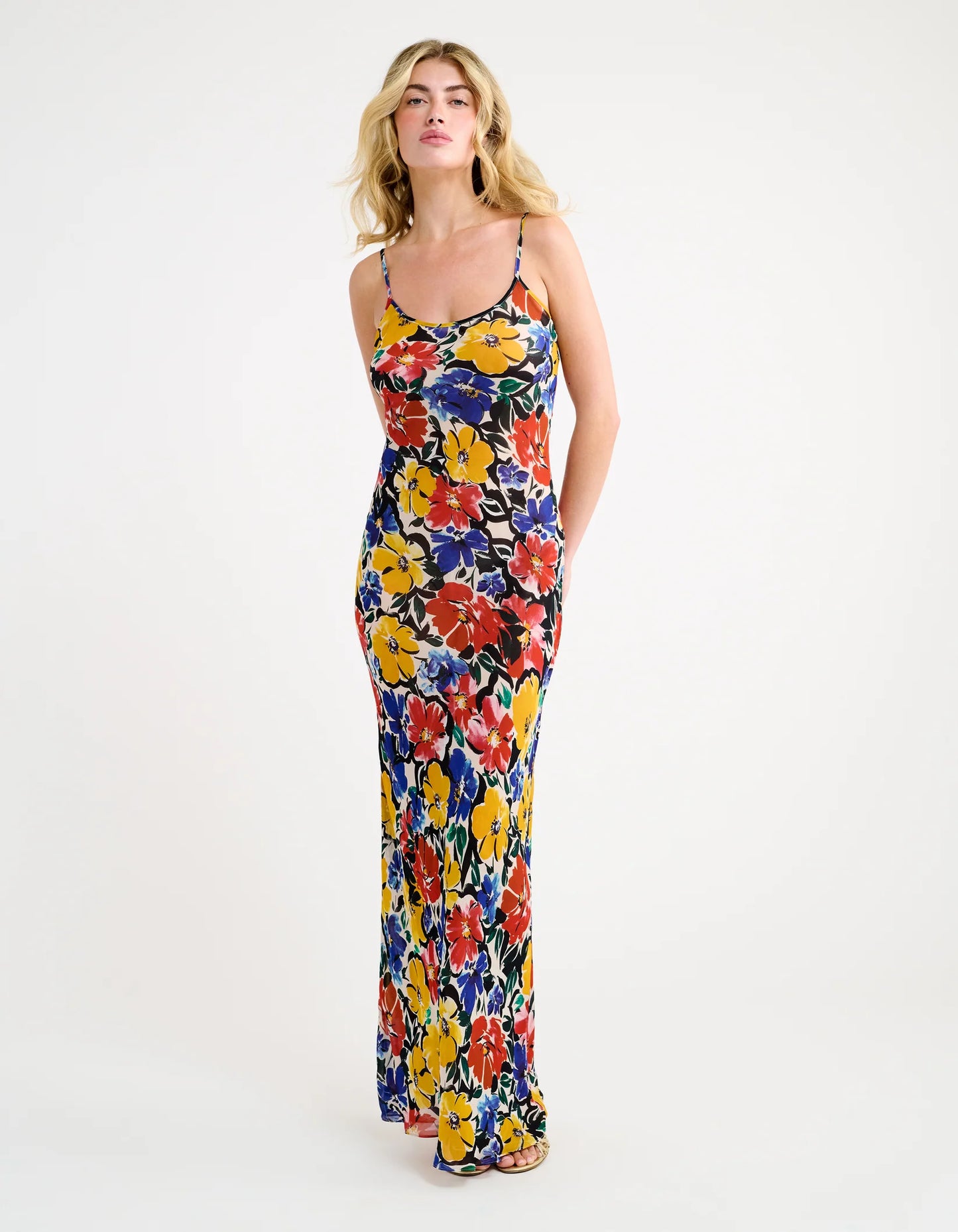 vintage slip maxi dress