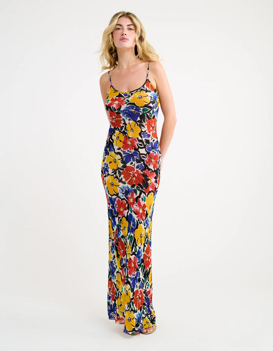 vintage slip maxi dress