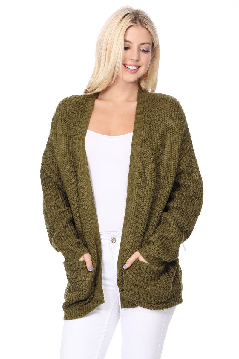waffles in bed sweater cardi