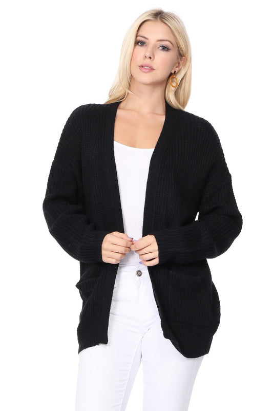waffles in bed sweater cardi