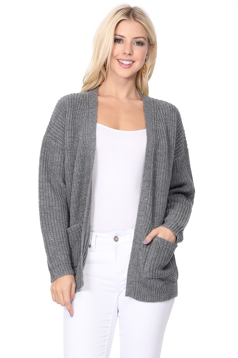 waffles in bed sweater cardi