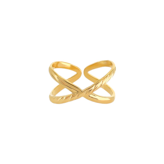 water resistant criss cross ring