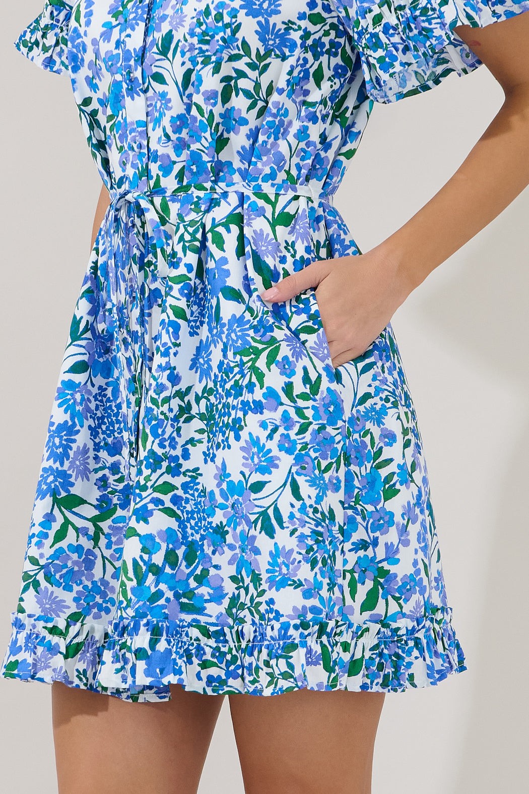 wendie button down mini dress