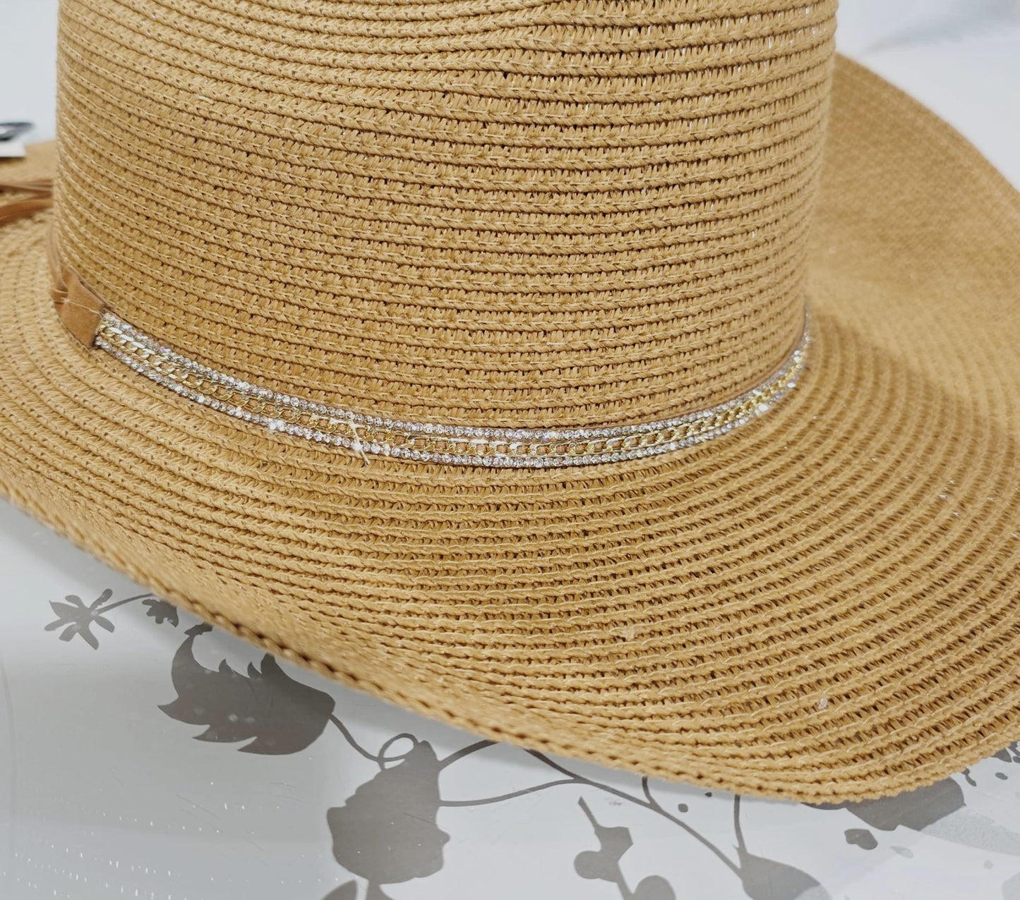 wide brim straw fedora