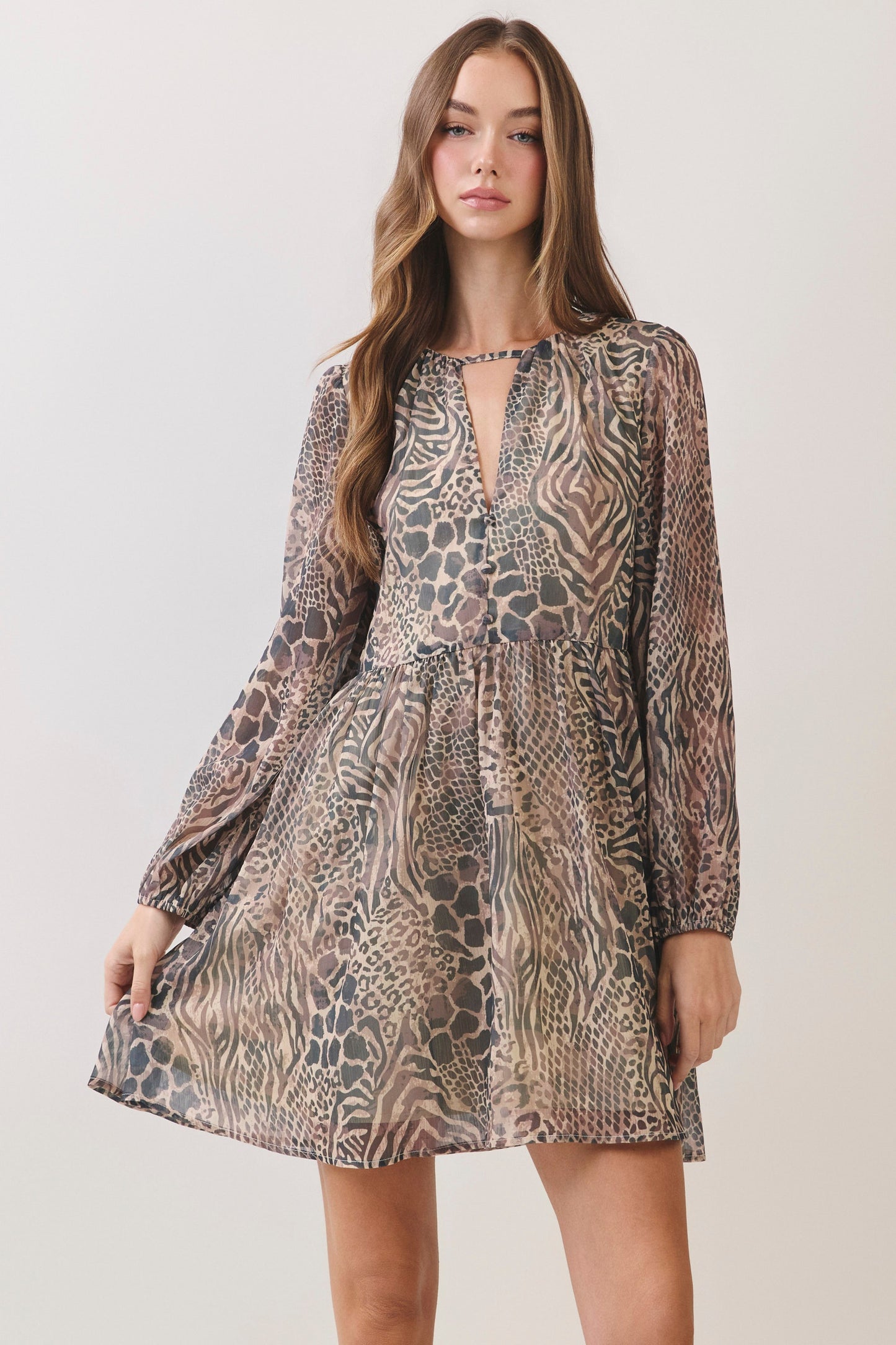 wild about you babydoll dress