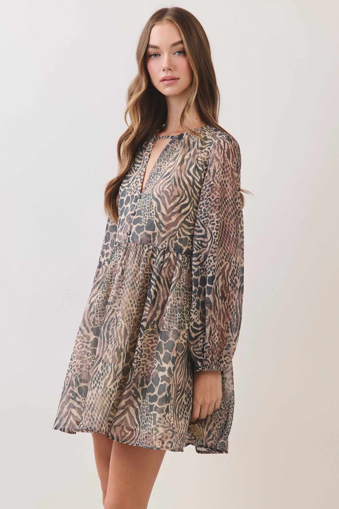 wild about you babydoll dress